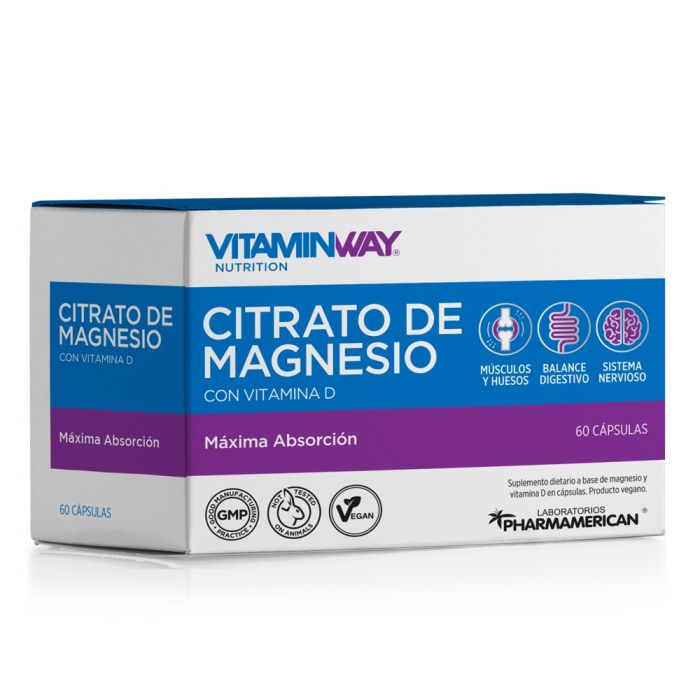 PHARMAMERICAN CITR MAGN+VIT D V.W CAPX60