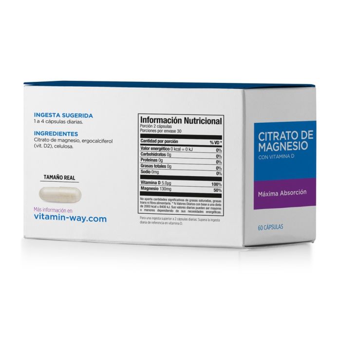 PHARMAMERICAN CITR MAGN+VIT D V.W CAPX60 - Imagen 2