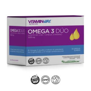 PHARMAMERICAN OMEGA 3 DUO VIT.WAY CAP X 60