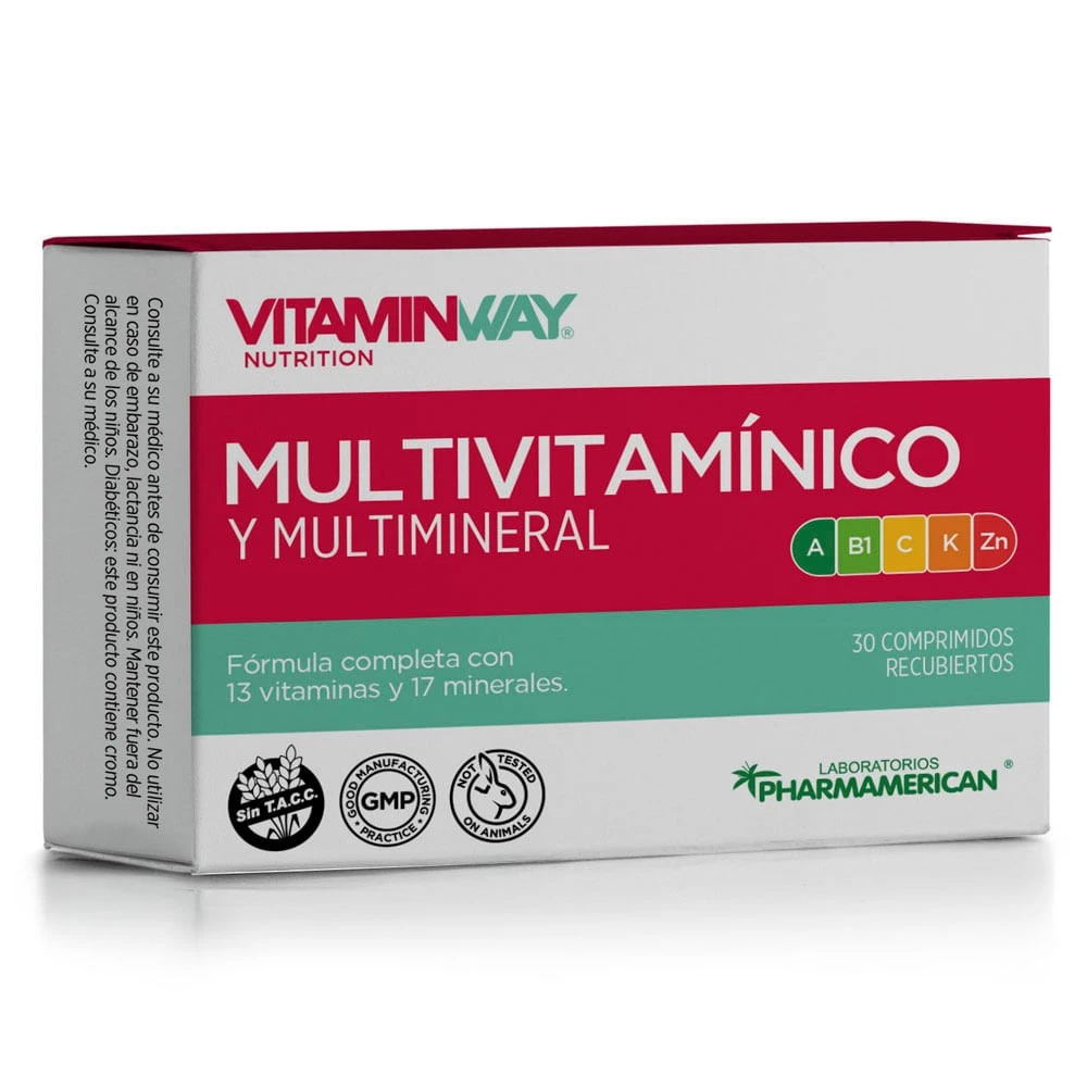 PHARMAMERICAN MULTIVITAMINIC VIT.WAY CPRX30