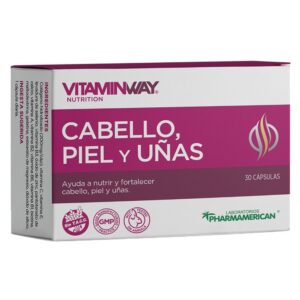 PHARMAMERICAN CAB PIEL UÑA VIT.WAY CAP X 30