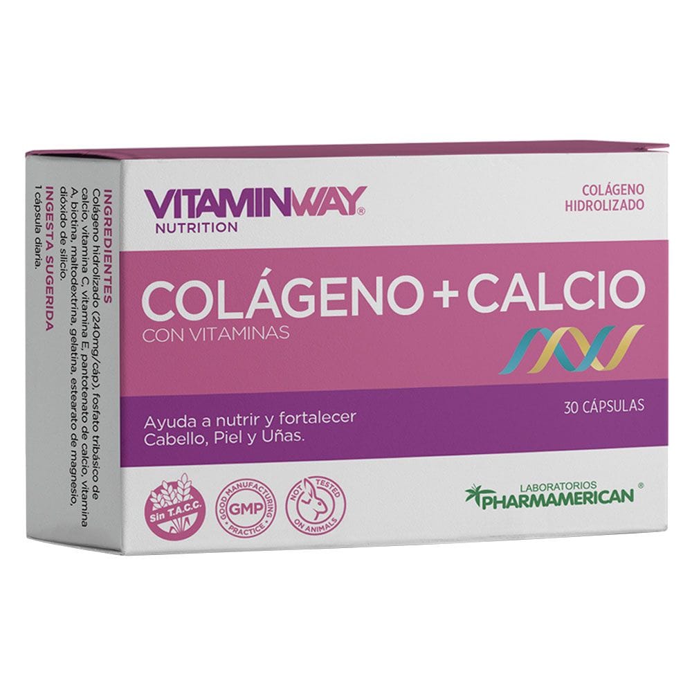 PHARMAMERICAN COLAGENO+CALCI VIT.WAY CAPX30