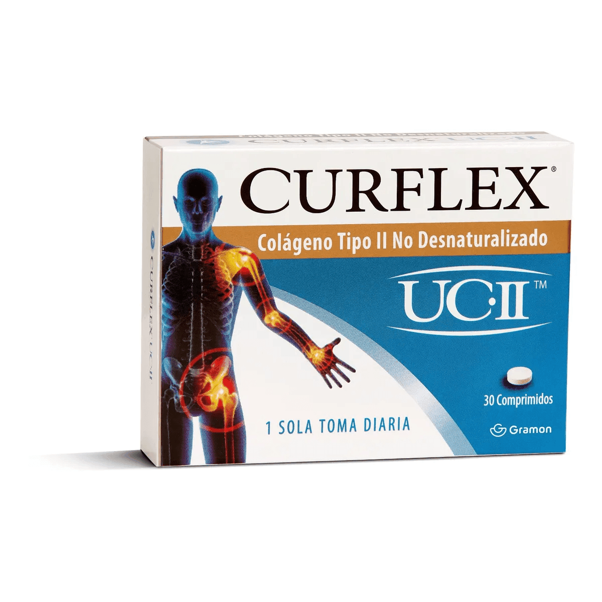 CURFLEX UC-II COLAGENO 30 COMP SUP DIE