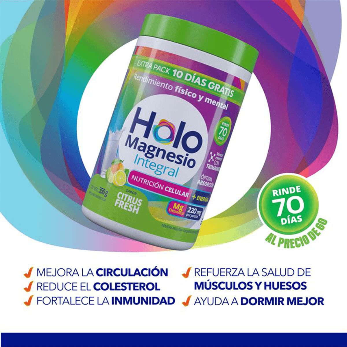 HOLOMAGNESIO INTEGRAL 350 GR SUP DIE - Imagen 2