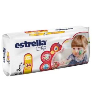 PAÑALES ESTRELLA BABY XXG 34 UNI