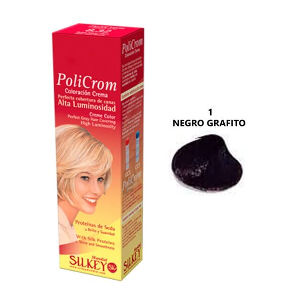 TINTURA POLICROM Nº1 (NEGRO)+OXIDANTE