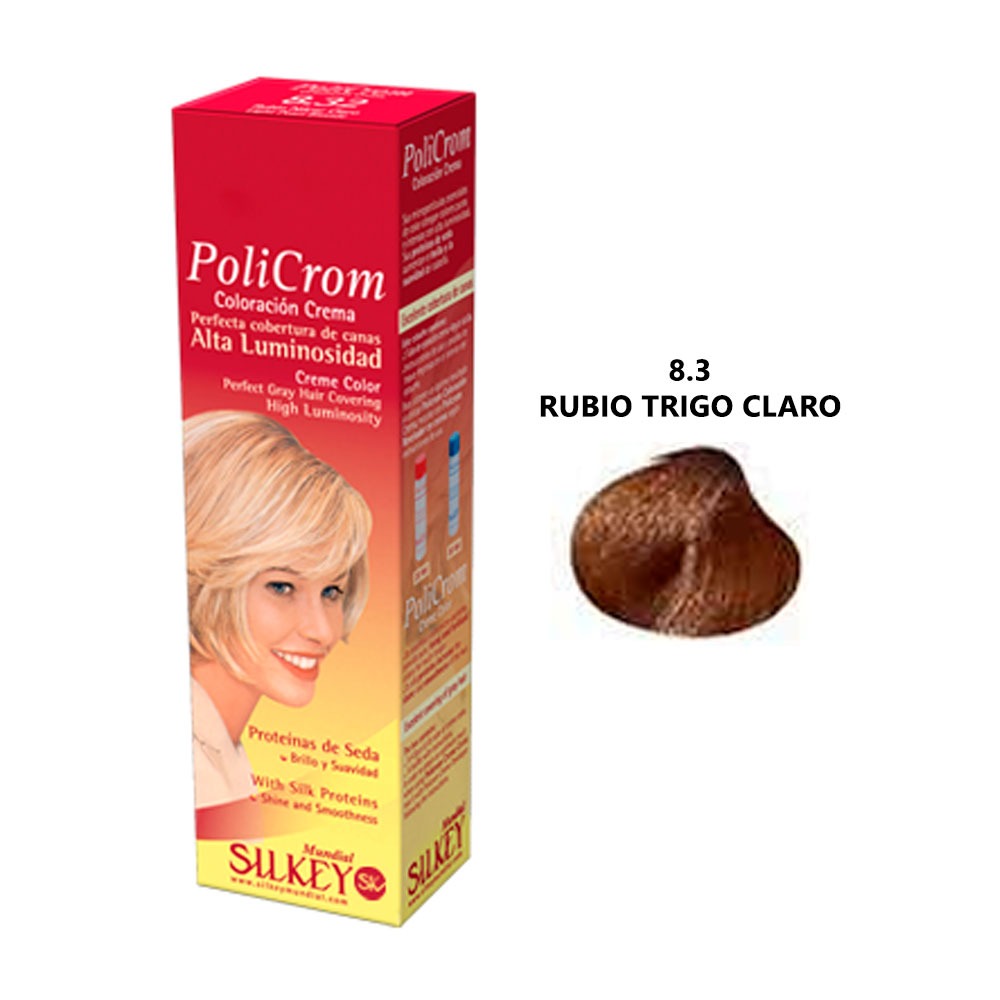TINTURA POLICROM Nº8,3 (RUBIO TRIGOCLARO)+OXIDANTE