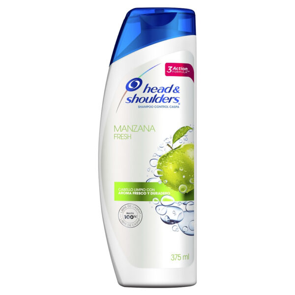 Shampoo Head & Shoulders Manzana Fresh 375 ml - Imagen 3