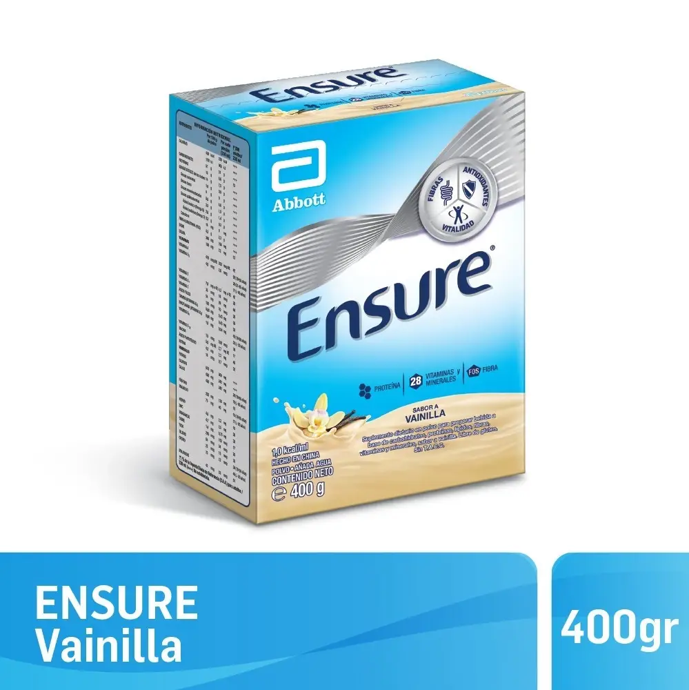 ENSURE VAINILLA 400 GR PVO