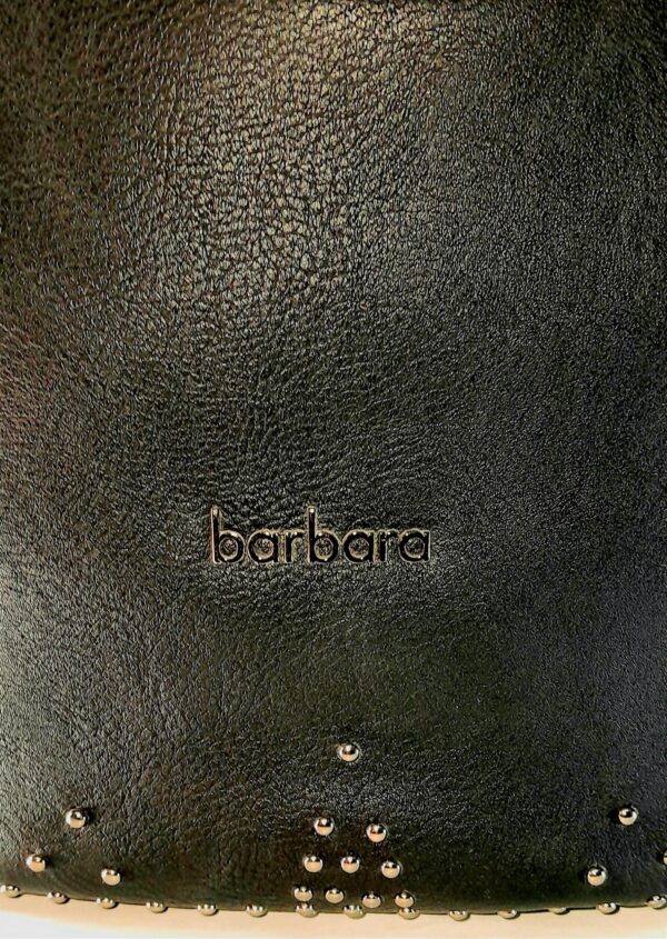 BOLSO BARBARA 20 NEGRO TACHAS - Imagen 8