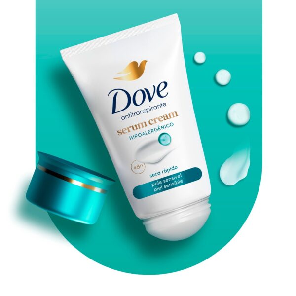 Antitranspirante DOVE Serum Cream Piel Sensible x 50 gr - Imagen 4