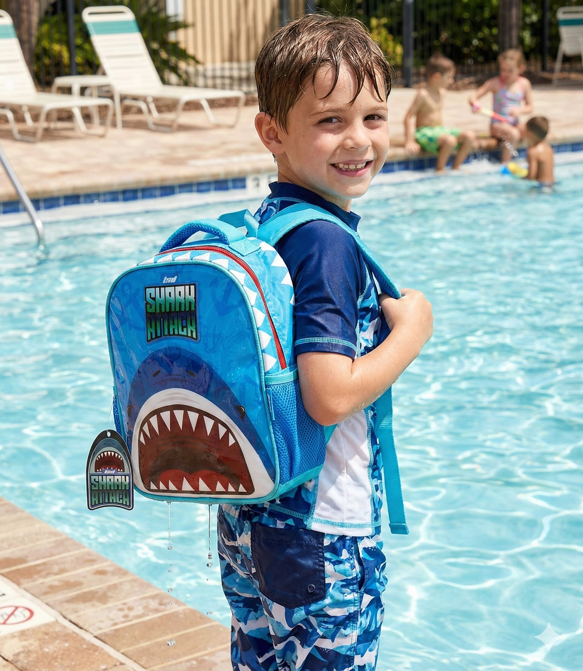 MOCHILA LSyD SHARK ATTACK - Imagen 2