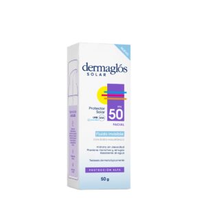 Dermaglós Protector Solar con FPS50 Fluido Facial x 50 g