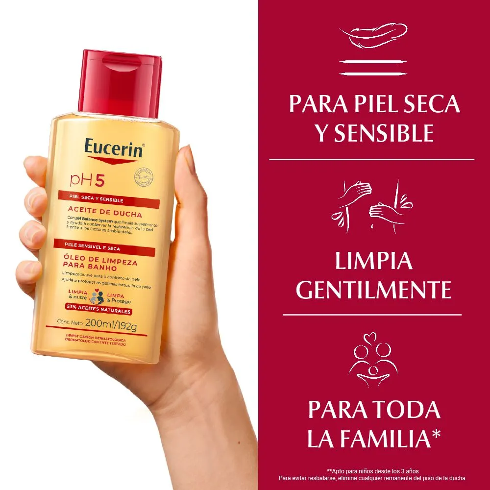 EUCERIN PH5 DUCHA PIEL SECA 200 ML ACE - Imagen 3