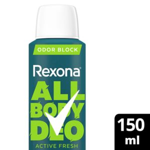 Desodorante en Aerosol para Todo el Cuerpo REXONA All Body Deo Active Fresh x 150 ml