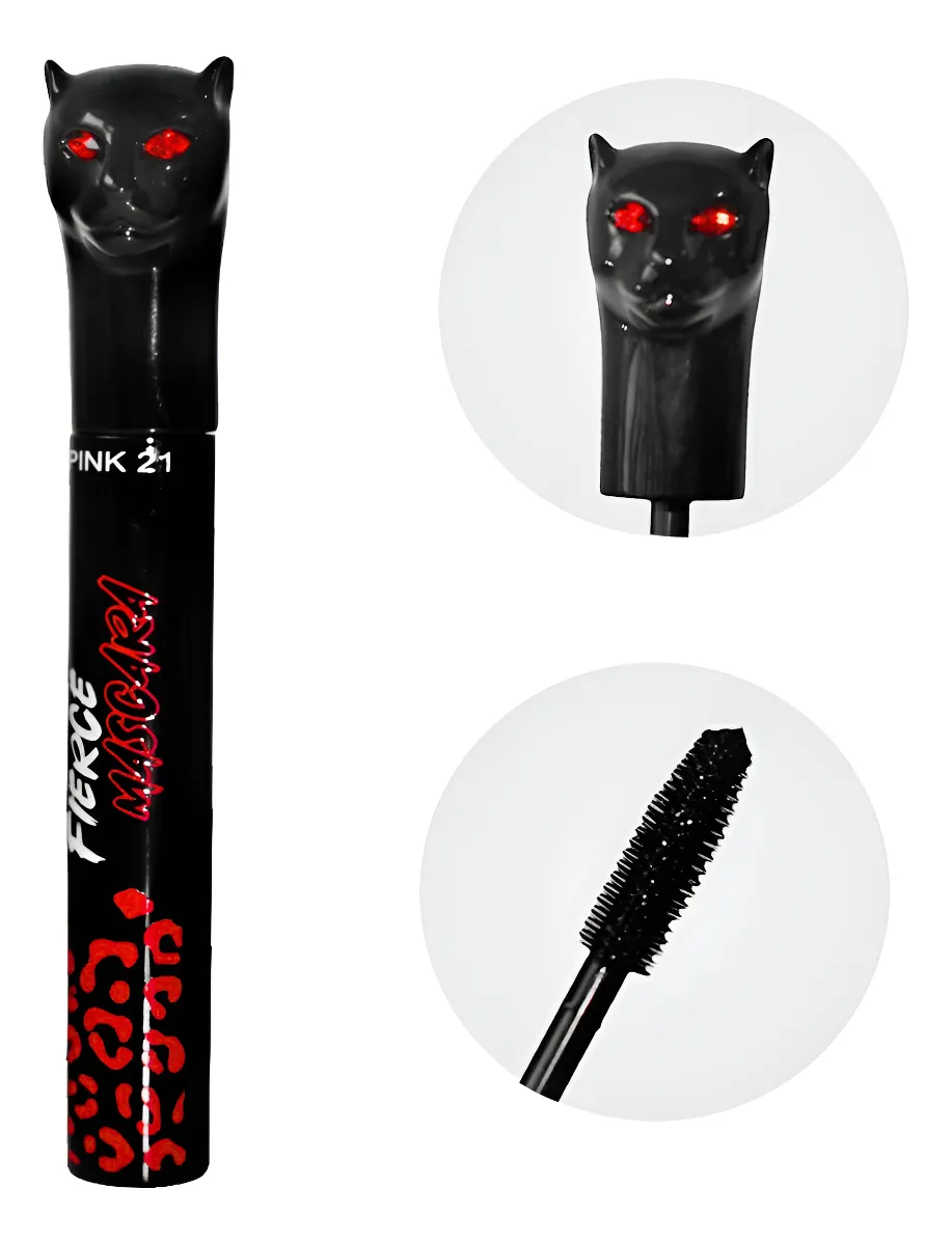 Máscara De Pestañas Pink 21 Fierce Cat Color Negro