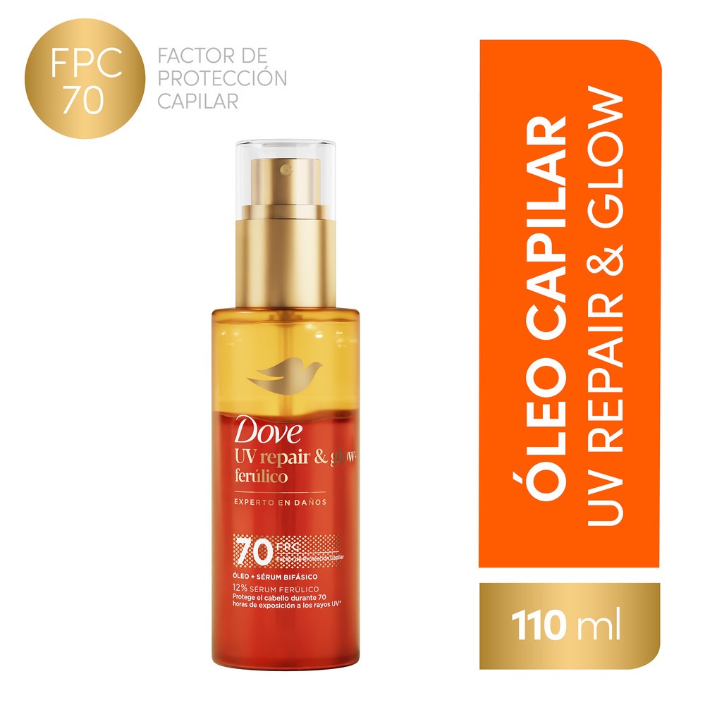 Dove Óleo + Sérum Bifásico DOVE UV Repair & Glow x 110 ml