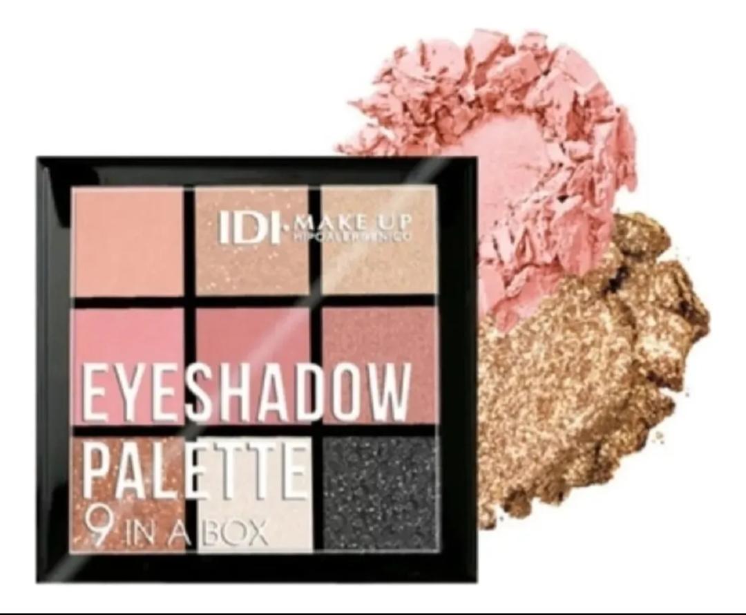 IDI Paleta Sombra hipoalergenica 9 in box Eyeshadow Makeup (02NUDE)