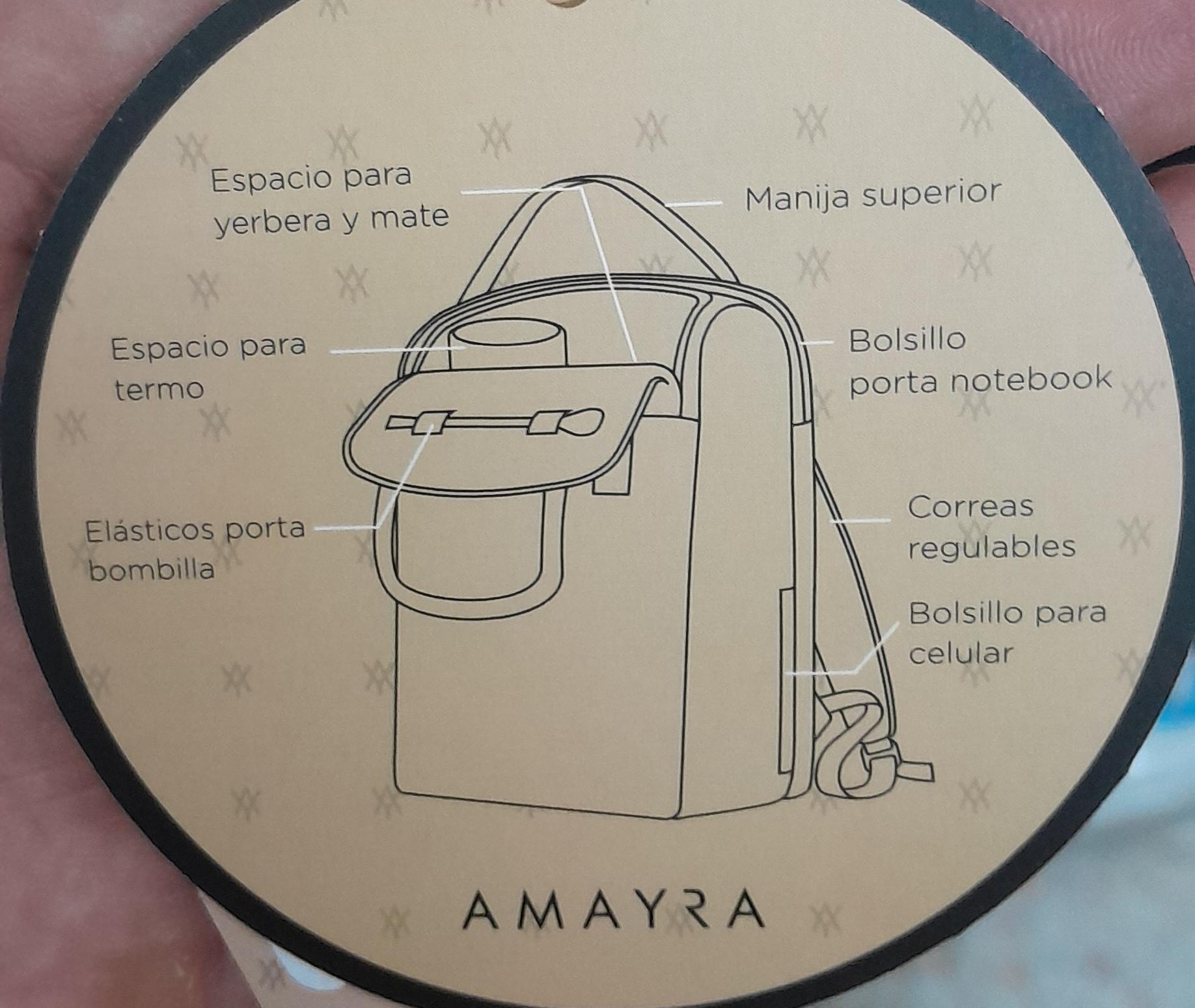 MOCHILA MATERA AMAYRA CAMEL - Imagen 4
