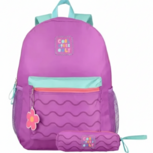 MOCHILA CLIO3 LILA + CARTUCHER