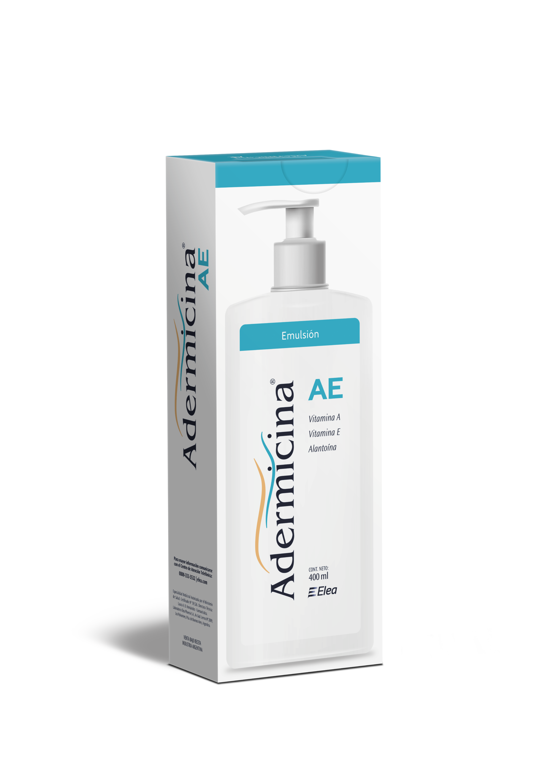 ADERMICINA AE EMULSION 400 ML