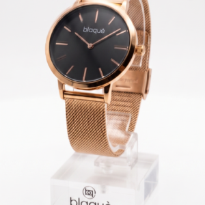 RELOJ  BLAQUÉ DORADO