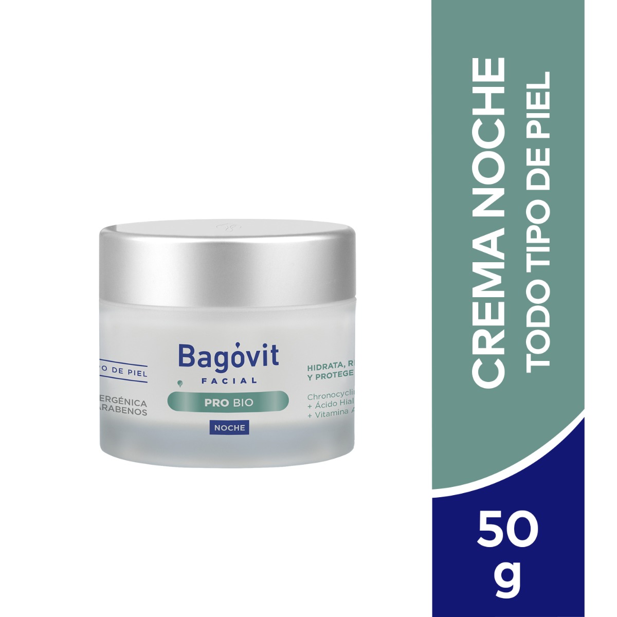 Bagóvit Crema Facial Regenerativa De Noche x 55 g
