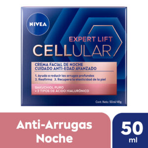Crema facial antiedad de noche NIVEA Cellular Lift Expert con Bakuchiol x 50 ml