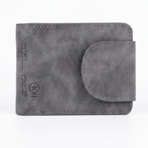 BILLETERA DE HOMBRE UNIFORM GREY 12778