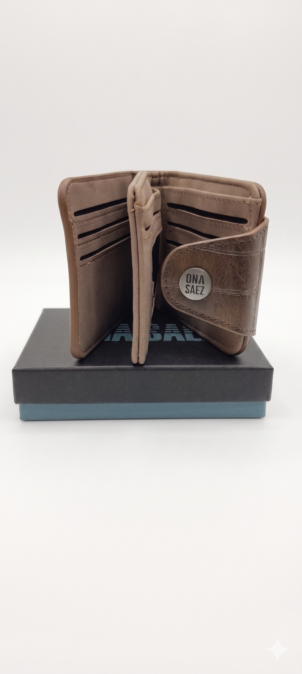 BILLETERA HOMBRE ONA SAEZ COFFEE 1408 - Imagen 2