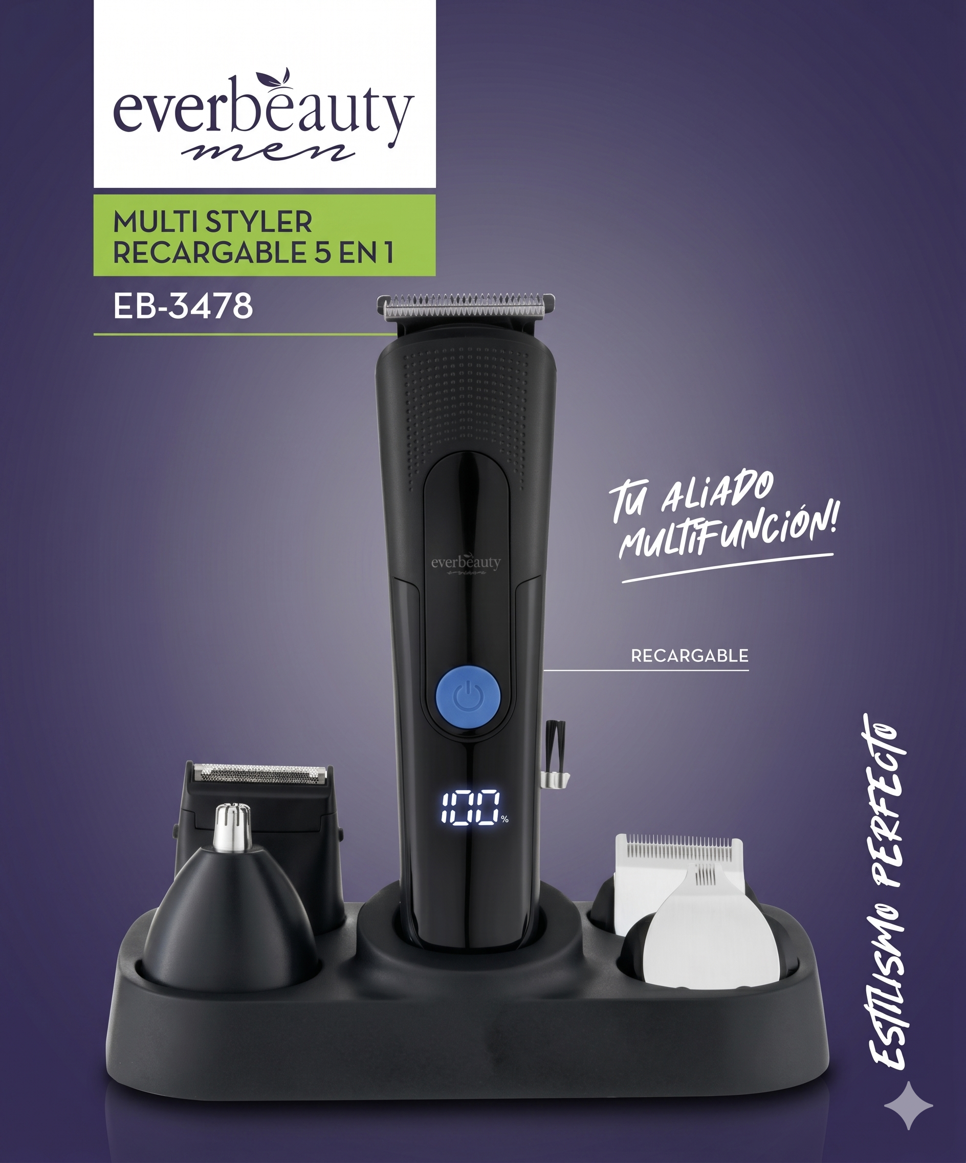 CORTADORA DE CABELLO EVERBEAUTY EB-3478