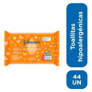 Toallitas húmedas para bebé JOHNSON'S Limpieza & Suavidad x 44 un.
