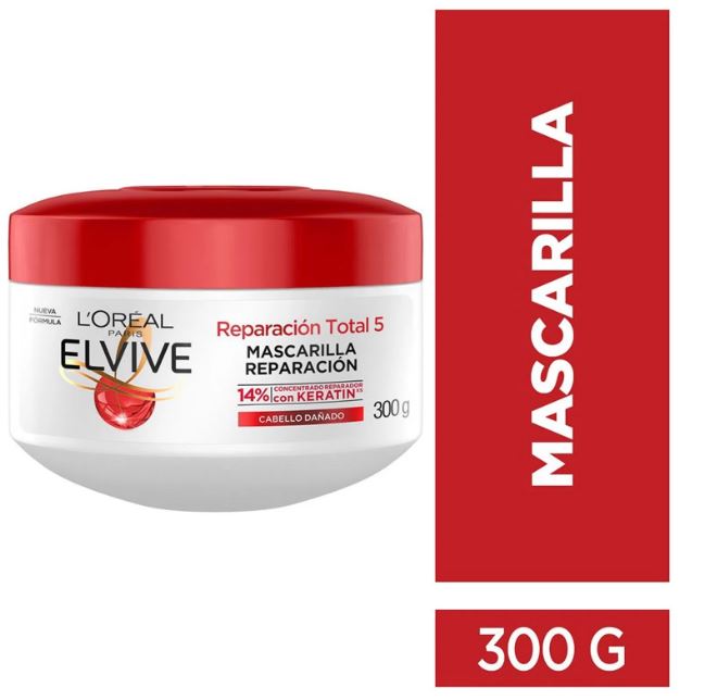Tratamiento Capilar Elvive Reparación Total5 x 300 gr