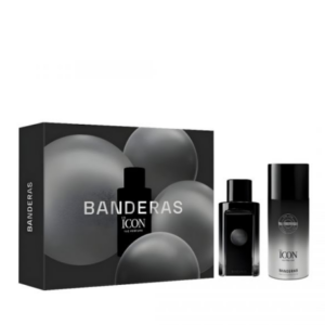 SET DE PERFUME ANTONIO BANDERAS THE ICON EDP + DESODORANTE X150 100 CC