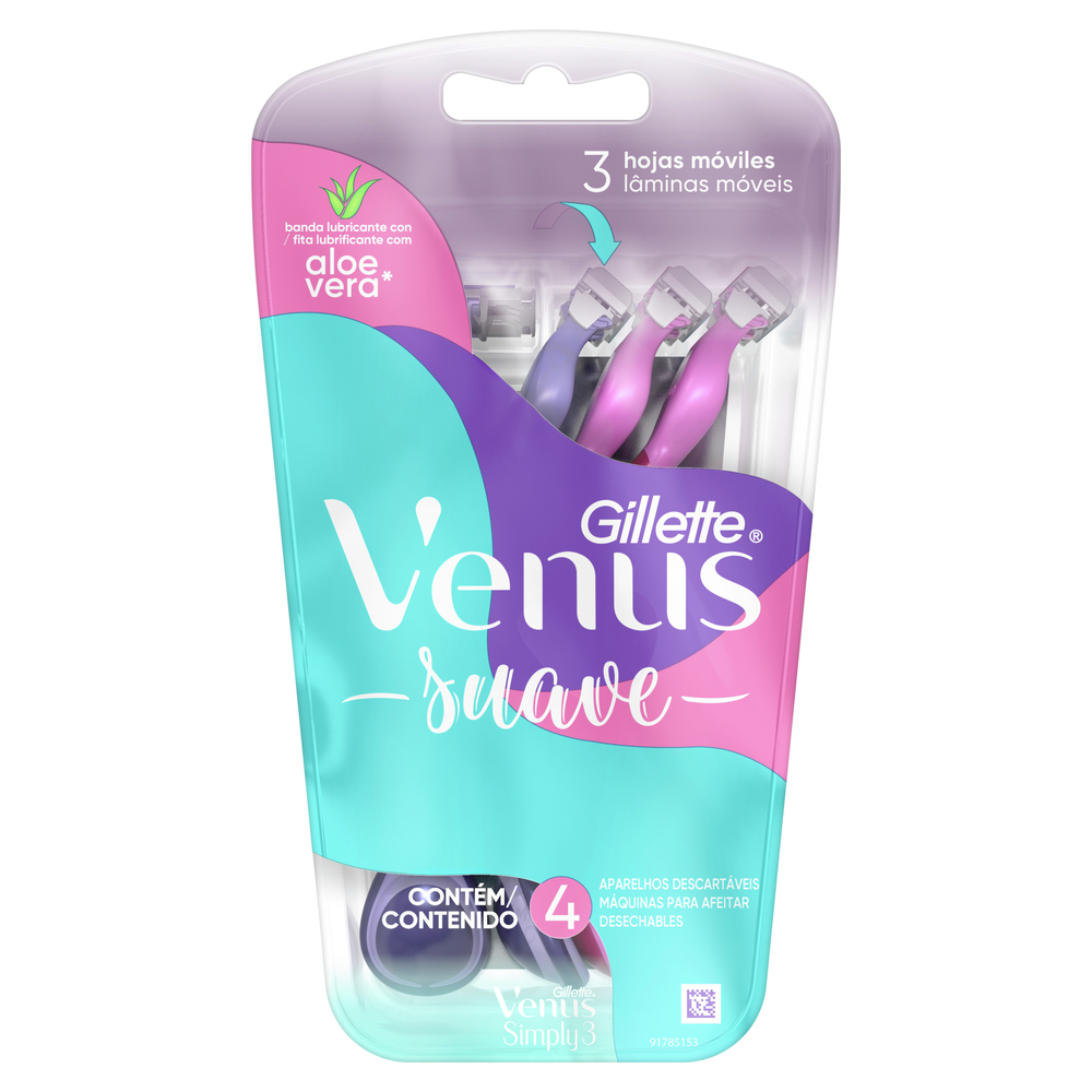 GILLETTE VENUS SIMPLY X4 MAQ AFE