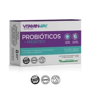 Vitamin Way   Vitamin Way Probióticos + Prebiótico x 30 Cápsulas