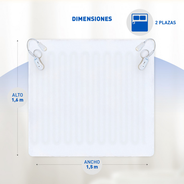 MTD100 Climatizador para cama 2 plazas - Imagen 3