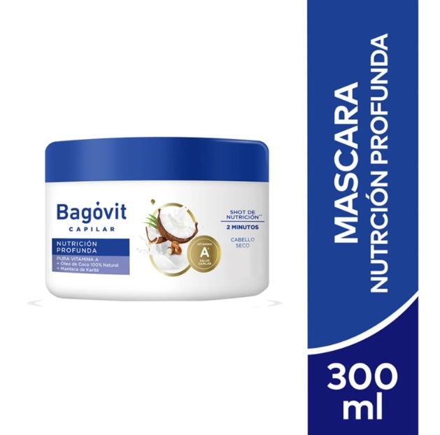 Bagóvit Máscara Capilar Nutrición Profunda x 300 ml