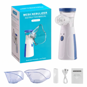 Nebulizador portátil ultrasónico silencioso A Pilas USB asma para adultos y niños Mesh