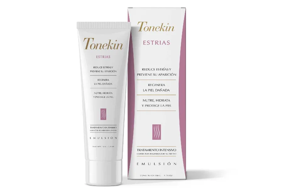Tonekin Emulsion Corporal Estrias Corrector Regenerador y Nutritivo x 150 gr