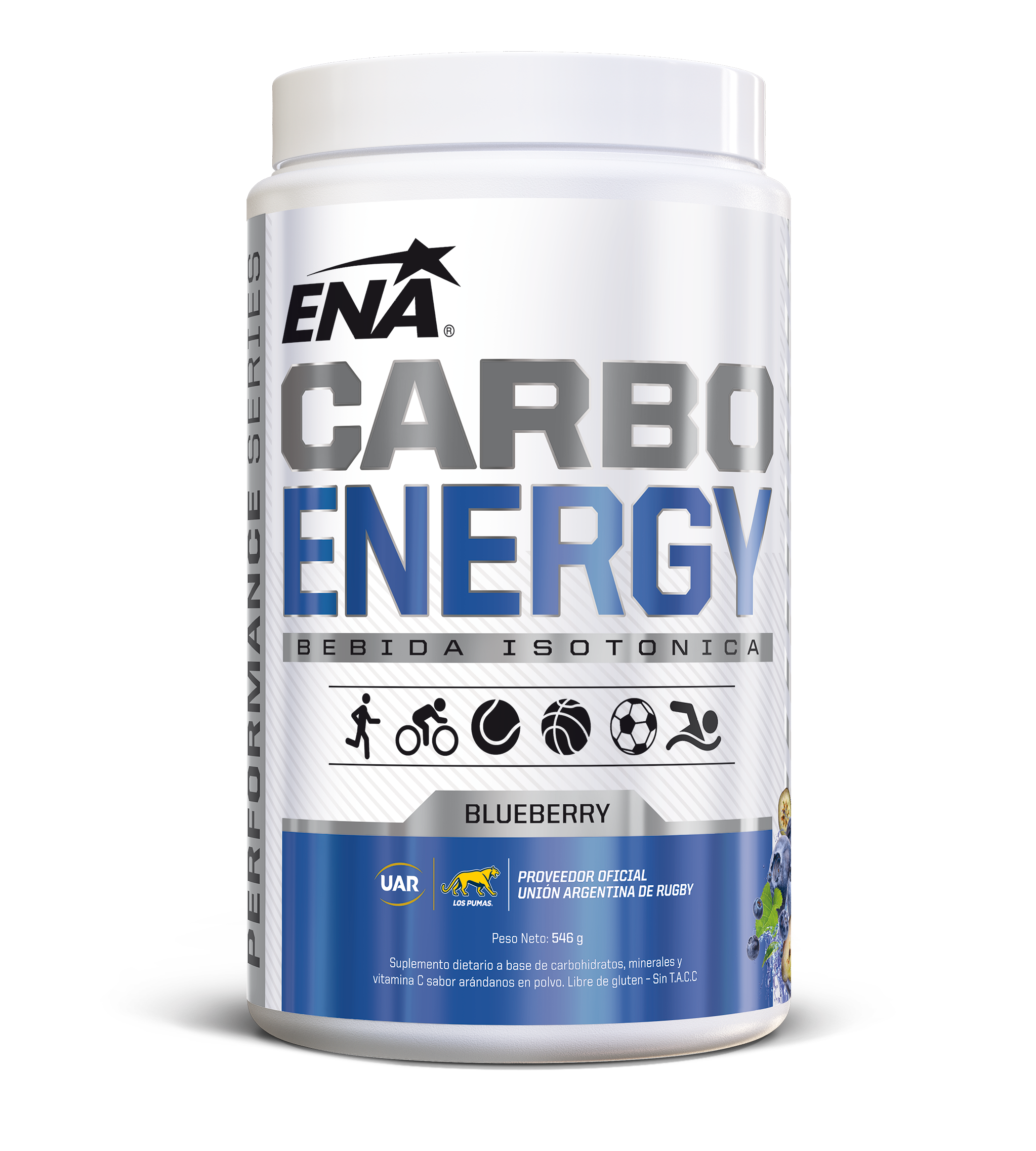 ENA CARBO ENERGY BLUEBERRY 546G SUP DIE