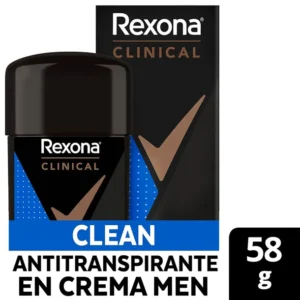 Desodorante Antitranspirante Rexona Clinical Clean en Crema x 58 gr