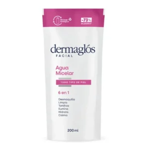 Dermaglós   Agua Micelar Recarga Ecológica x 200 ml