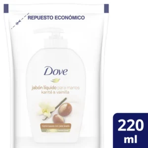 Jabón Líquido para manos Dove Karité y Vainilla 220 ml Refill