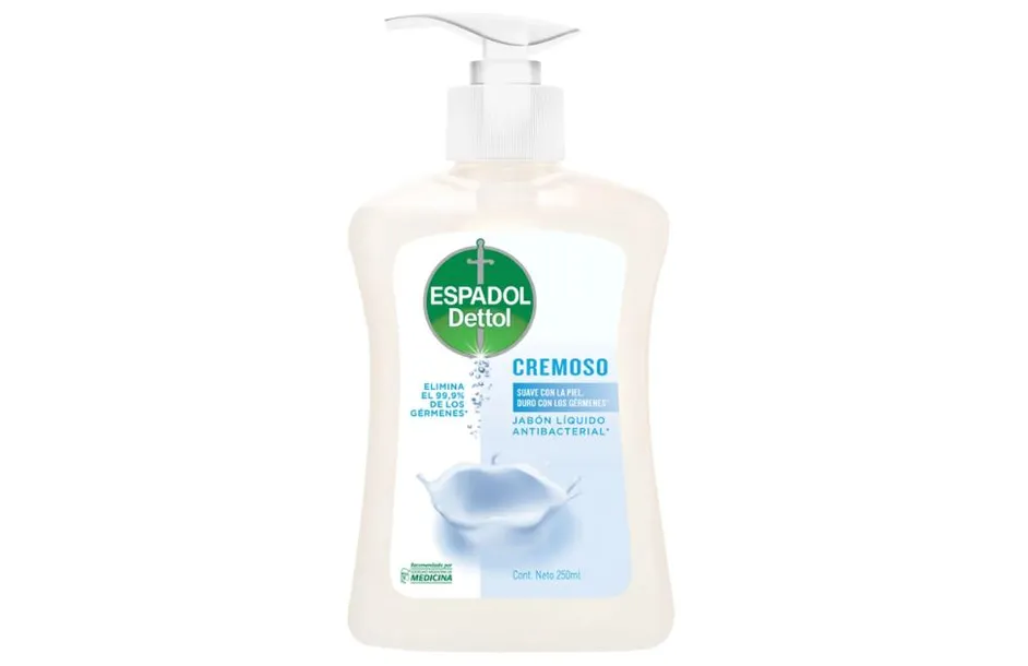 Espadol Jabón Líquido Antibacterial Cremoso x 220 ml