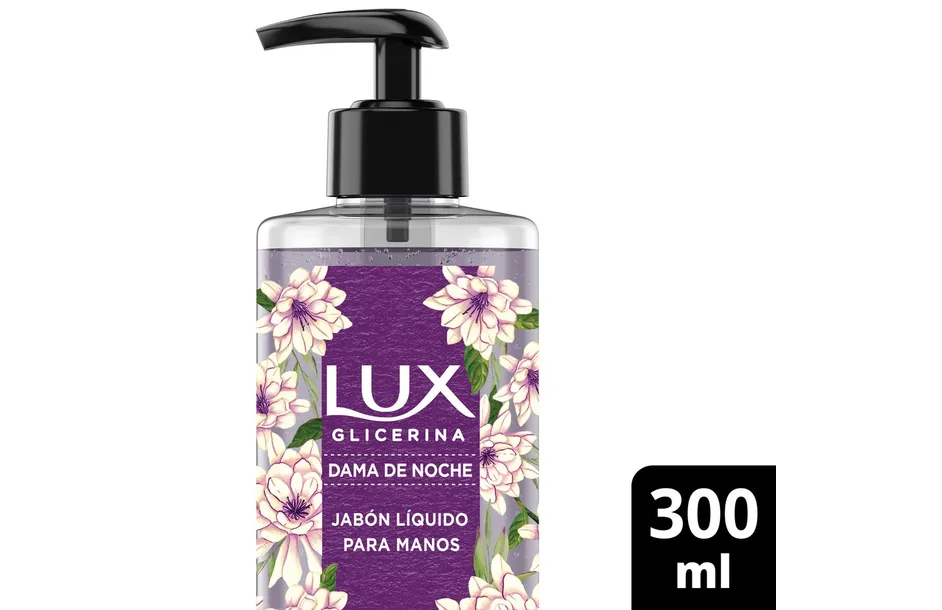 Jabón de Glicerina LUX Dama de Noche x 300 ml