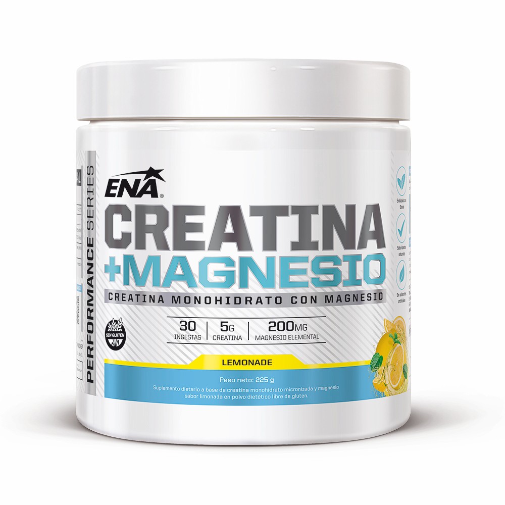 ENA CREATINA+MAGNESIO LIMON 225G SUP DIE
