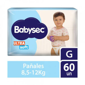 PAÑALES BABYSEC ULTRASOFT G X 60
