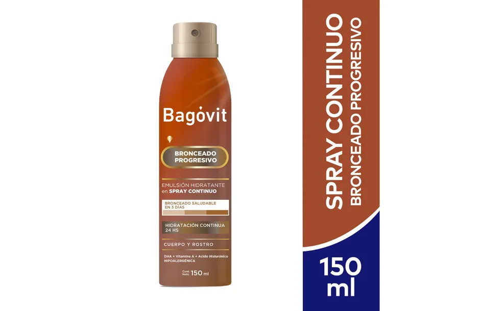 Bagóvit Bronceado Progresivo Spray Continuo x 150 ml