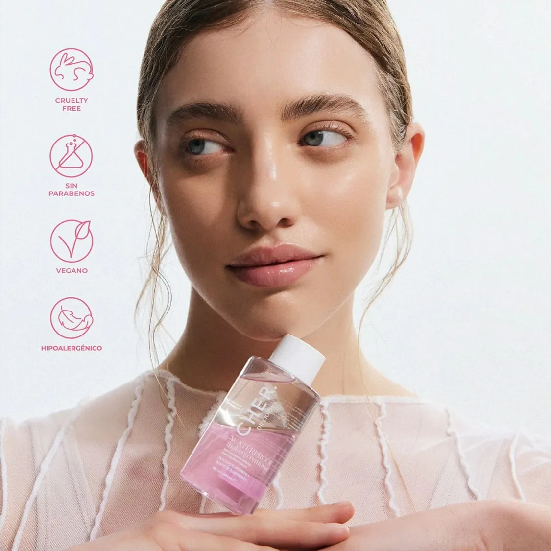 CHER DIECIOCHO WATERPROOF MAKE UP REMOVER X100V - Imagen 4
